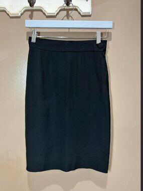 Vintage Moschino Cheap And Chic Black Pencil Skirt in size 6